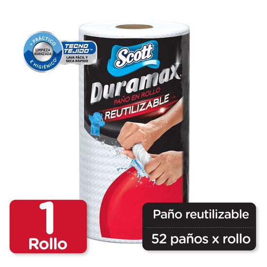 Toalla de Papel Reutilizable Scott Duramax 1 Rollo, 52H